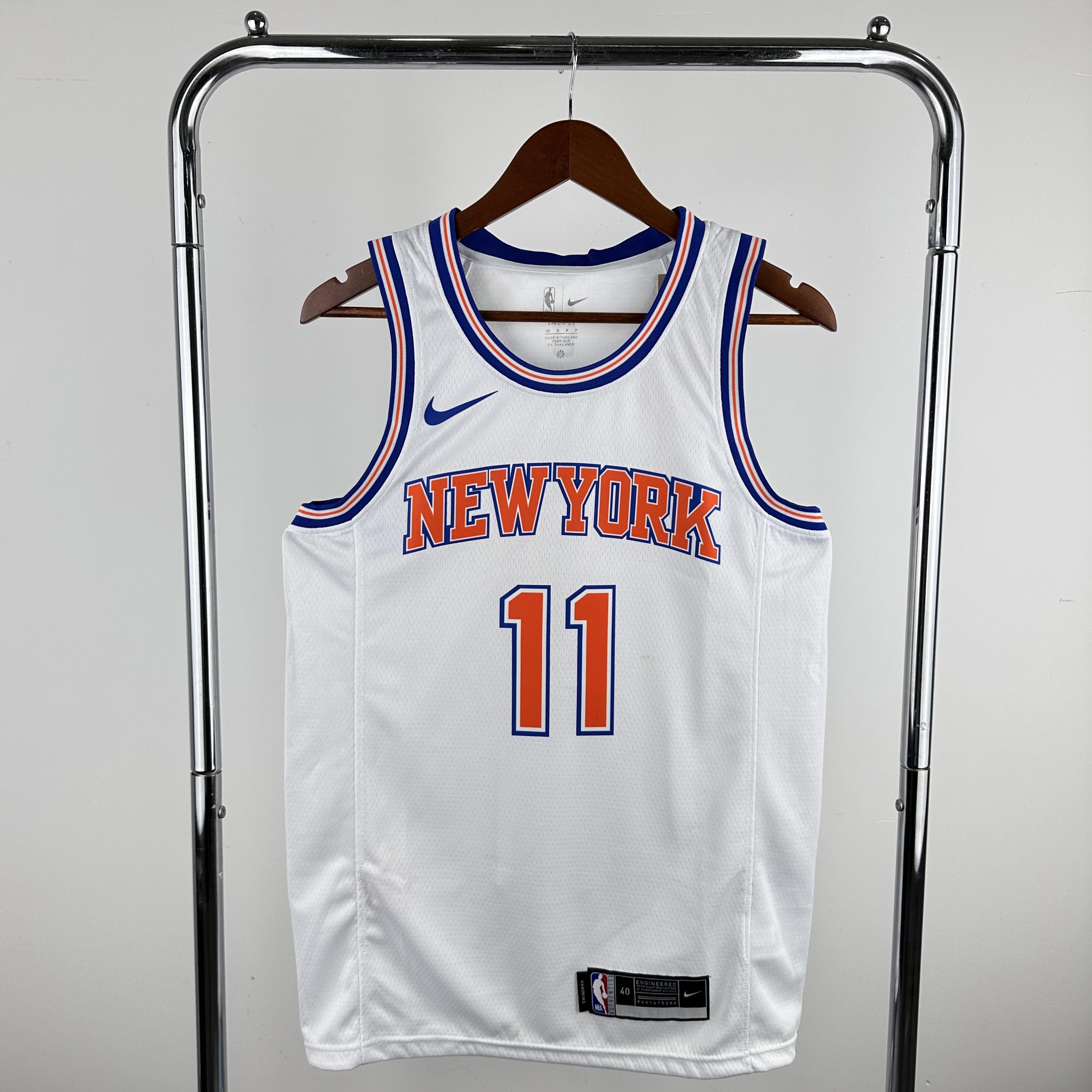 Men New York Knicks #11 Brunson White Nike 2024 NBA Jerseys->chicago bulls->NBA Jersey